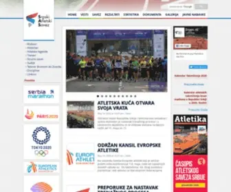 Sas.org.rs(Srpski Atletski Savez) Screenshot