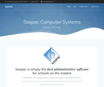 Saspac.co.za(Welcome) Screenshot