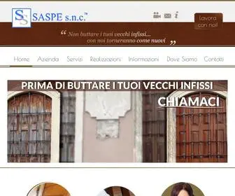 Saspe.it(Saspe Cavriana Mantova MN Restauro Lucidatura Sverniciatura Infissi in legno) Screenshot