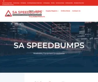 Saspeedbumps.co.za(SA Speedbumps and Road Safety Equipment) Screenshot