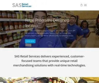 Sasretail.com(SAS Retail Services) Screenshot