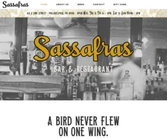 Sassafrasbar.com(Sassafras Bar) Screenshot