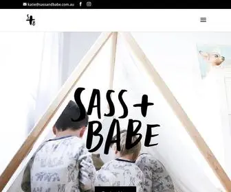 Sassandbabe.com.au(Sass and Babe) Screenshot