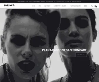 Sassandcobody.com.au(We kick against the norm with a small but fierce skincare range) Screenshot
