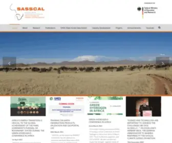 Sasscal.org(Southern African Science Service Centre for Climate Change and Adaptive Land Management) Screenshot