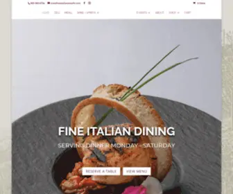 Sassellasantafe.com(Fine Italian Dining in Santa Fe) Screenshot