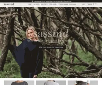 Sassind.com(Sassind Luxury Lounge & Travel Wear) Screenshot