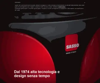 Sassomeccanica.it(Dal 1974 alta tecnologia e design senza tempo) Screenshot