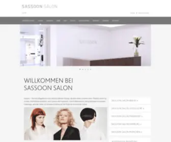 Sassoon-Salon.de(Sassoon Salon setzt auf die Haartrends) Screenshot