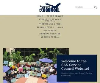 Sassvc.com(Singapore American School Service Council) Screenshot