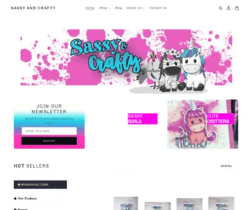 Sassyandcrafty.com(Sassy and Crafty) Screenshot