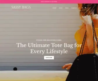 Sassybagsshop.com(Sassy bags) Screenshot