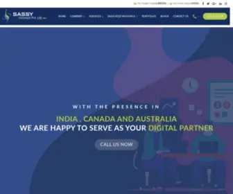 Sassyinfotech.com(Sassy Infotech) Screenshot