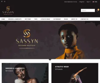 Sassyn.shop(SASSYN Designer Boutique) Screenshot