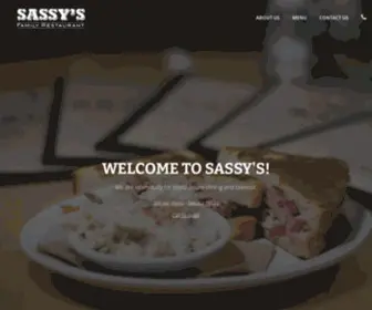 Sassys.ca(Sassy's Family Restaurant) Screenshot