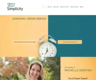 Sassysimplicity.com(Professional Decluttering) Screenshot