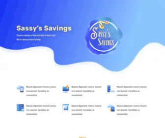 Sassyssavings.com(Always a Find) Screenshot