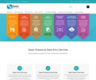 Sastabpo.com(Sasta Outsourcing Services) Screenshot
