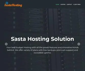 Sastahosting.com(Sastahosting SastaHosting) Screenshot