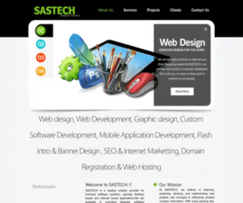 Sastechsoftware.com(SASTECH SOFTWARE COMPANY) Screenshot