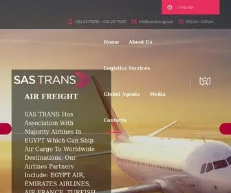 Sastrans-EG.com(SAS TRANS) Screenshot