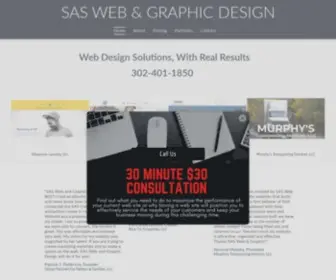 Saswebdesign.com(SAS Web & Graphic Design) Screenshot