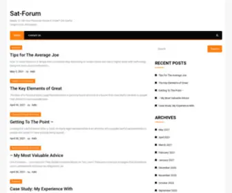 Sat-Forum.info(Sat Forum info) Screenshot
