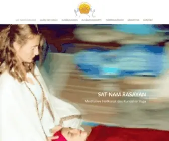 Sat-Nam-Rasayan.de(Rasayan®) Screenshot