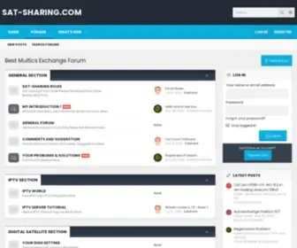 Sat-Sharing.com(Best Multics Exchange Forum) Screenshot