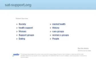 Sat-Support.org(SATELLITE SUPPORT) Screenshot