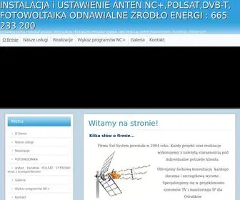 Sat-SYstem.net.pl(Sat-System Rumia ,Gdynia,TrĂłjmiasto, Fotowoltaika,montaĹź anten, instalacji antenowych,ustawienie dvb-t,anteny gdynia,kamery,ustawienie) Screenshot