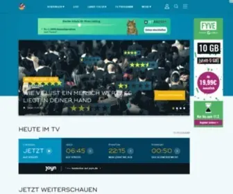 Sat1.de(Die offizielle Webseite von SAT.1) Screenshot