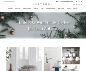 Satamo.de(Der Online Shop für moderne Möbel & Wohnaccessoires) Screenshot