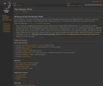 Satanic.wiki(The Satanic Wiki) Screenshot