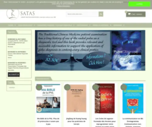 Satas.be(Maison d'édition spécialisée) Screenshot