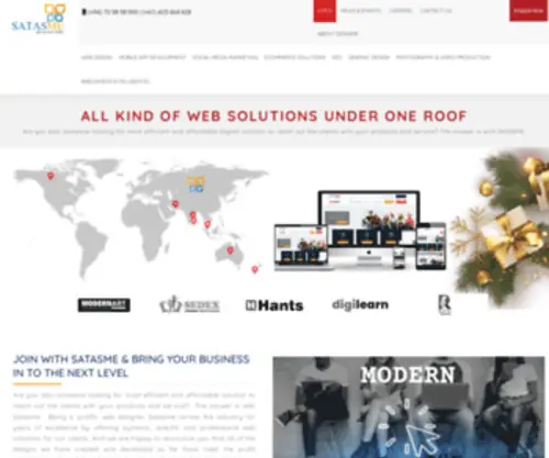 Satasme.com(#1 Web Design Company) Screenshot