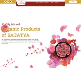 Satatya.in(Natural Body Care Products) Screenshot