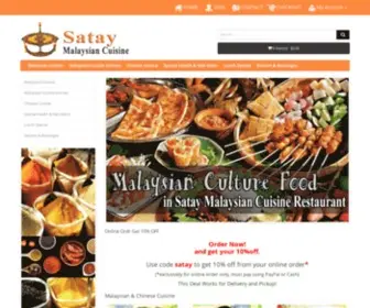 Satay1.com(Satay Malaysian Cuisine Restaurant in Hoboken Jersey City) Screenshot