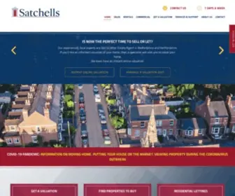 Satchells.com(Satchells Estate Agents in Bedfordshire and Hertfordshire) Screenshot