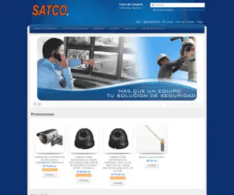 Satco.com.mx(Camaras) Screenshot