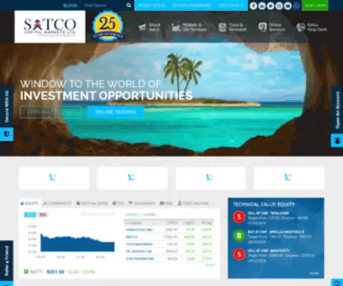 Satcodirect.in(Satco Capital Markets Limited) Screenshot