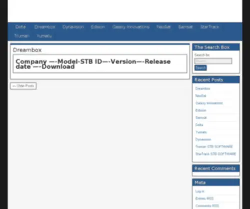 Satdrivone.com(STB SOFTWARE FREE DOWNLOAD) Screenshot
