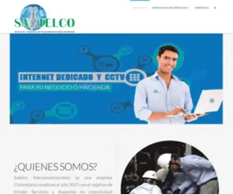 Satelcotelecomunicaciones.com(Nosotros) Screenshot