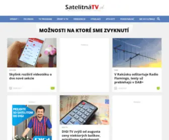 Satelitnatv.sk(SatelitnáTV.sk) Screenshot