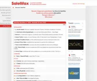 Satellifax.com(Le premier quotidien de l’audiovisuel) Screenshot