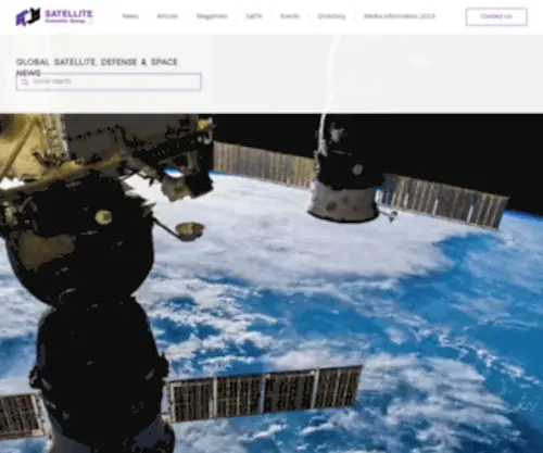 Satelliteevolution.com(Global Satellite and Space News) Screenshot