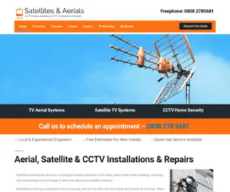 Satellitesandaerials.co.uk(Just another WordPress site) Screenshot