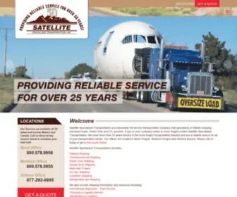 Satellitetrans.com(Freight Shipping Quotes) Screenshot
