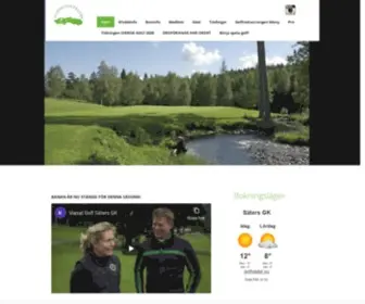 Satersgk.nu(Säters GK) Screenshot