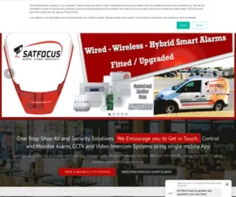 Satfocus.co.uk(Best Security Solutions Company in Harrow) Screenshot